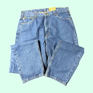 Carhartt Jeans Mens 38x36 Blue Heavyweight Relaxed Fit B17 Denim